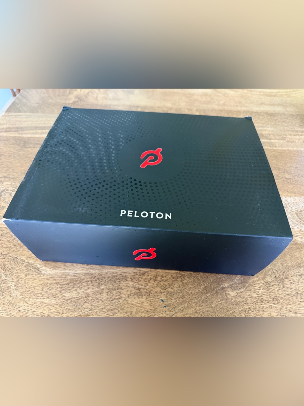 Peloton Black Box with Red Logo